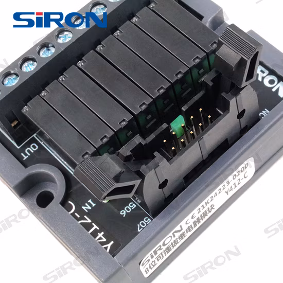Соединительные винты Siron Y412 Mil светодиодные индикаторы 8-канального релейного модуля 24 В